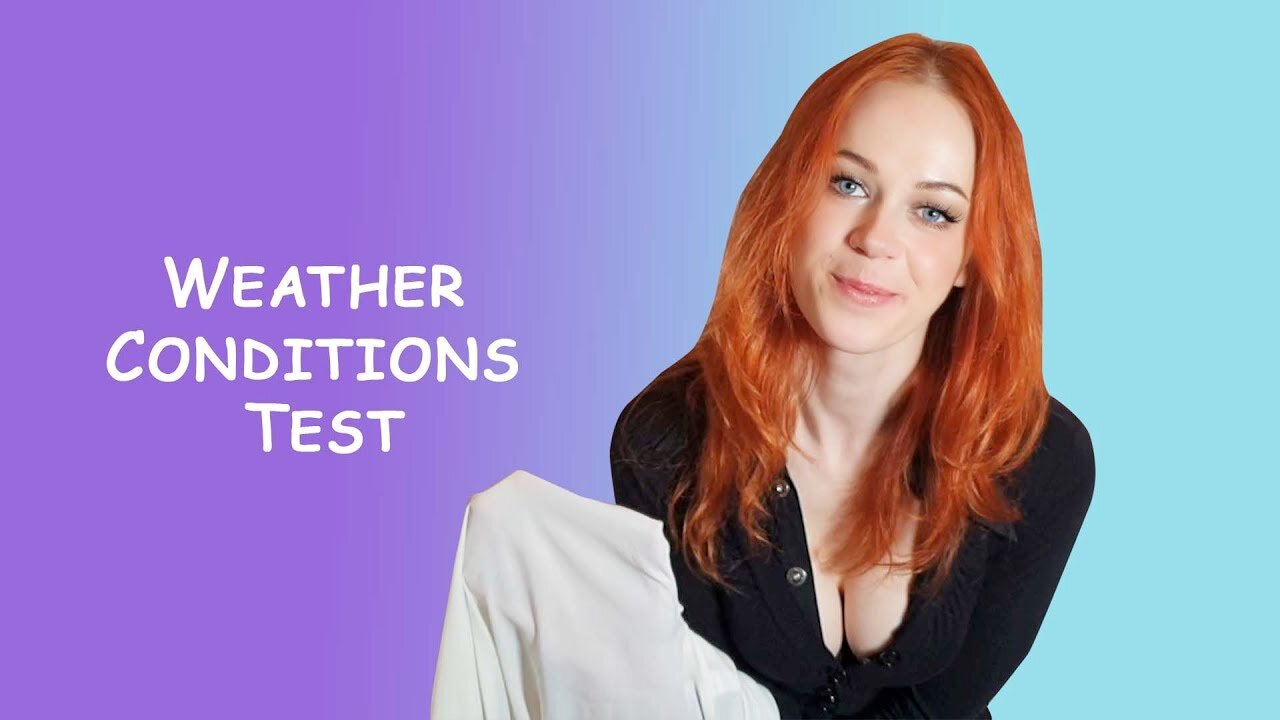 Weather Conditions Test! Try on wet shirts!