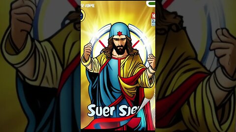 JESUS CRISTO DUPER HEROI JESUS CHRIST SUPER HERO 01 #shorts