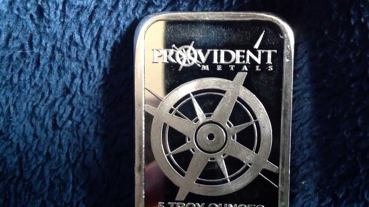 Provident Metals 5 Oz Silver Bar