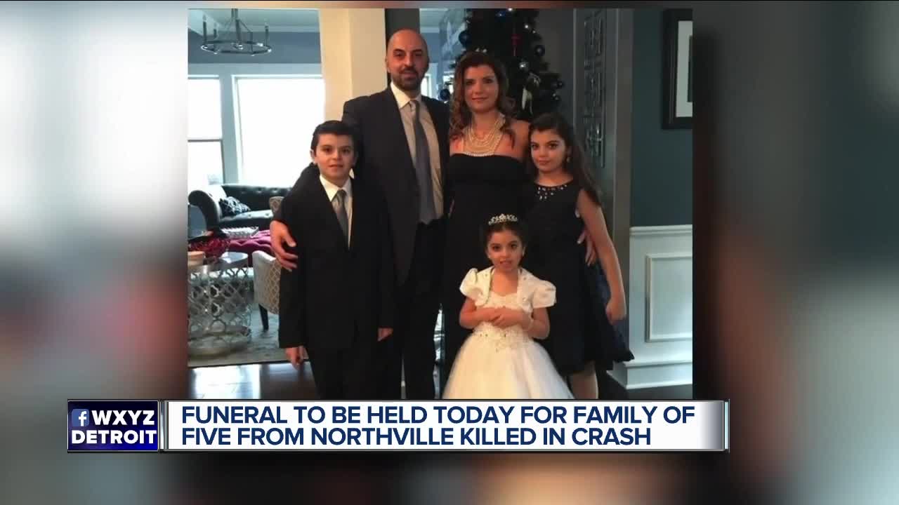 Funeral to be held for family of five from Northville killed in crash