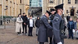 Checking the uniform Royal Air force #toweroflondon