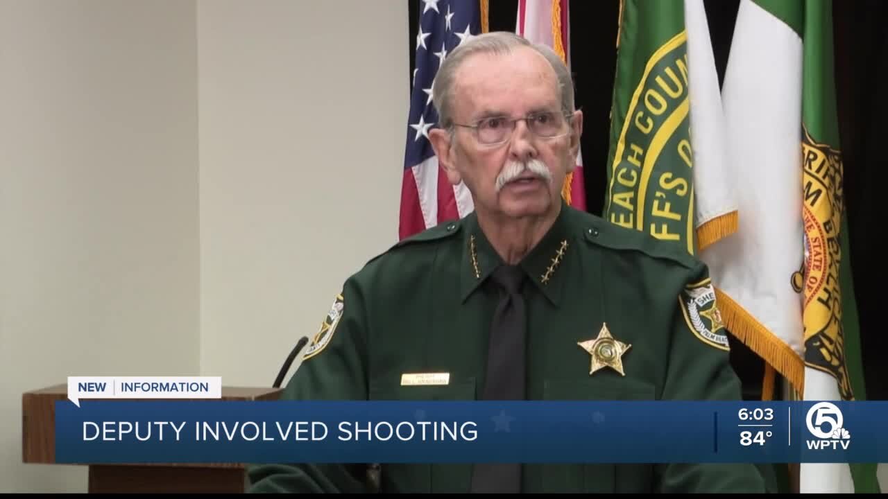 Deputies 'reacted to a dangerous situation,' Palm Beach County sheriff says after 18-year-old man shot by law enforcement