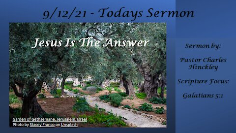 Jesus Is The Answer - 9.12.21