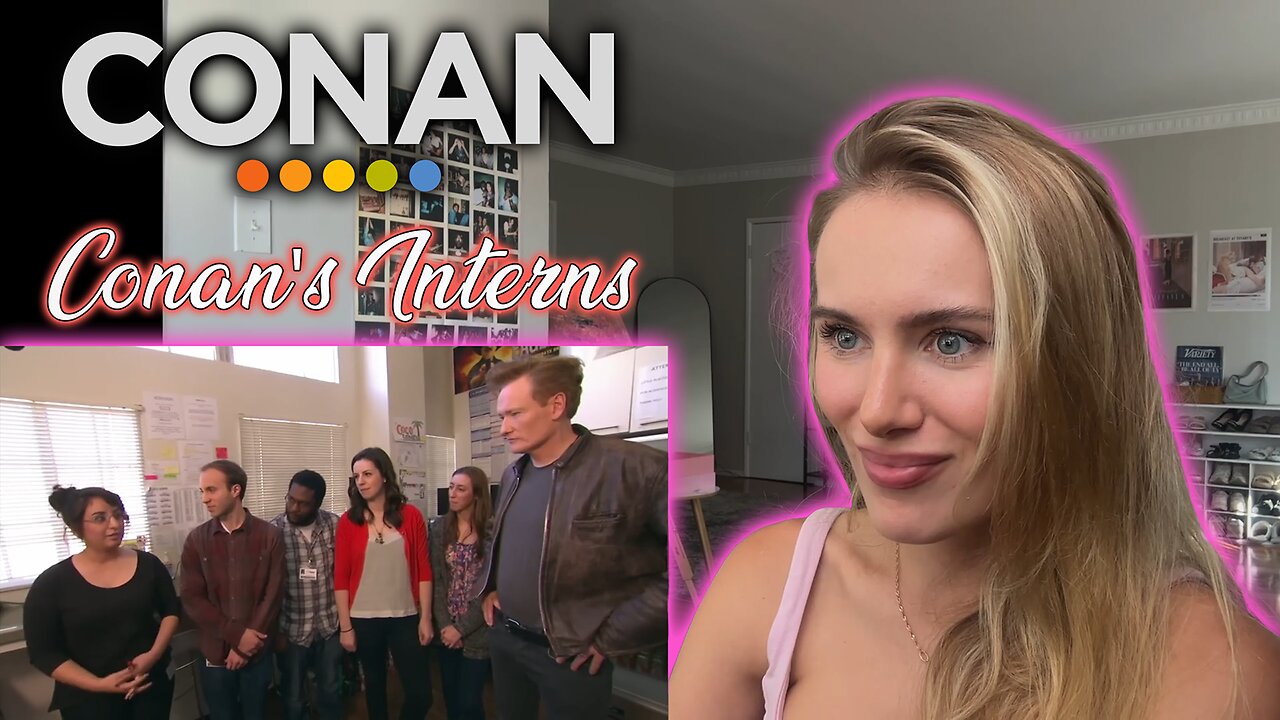 Conan Hangs Out With His Interns! First Time Watching!!