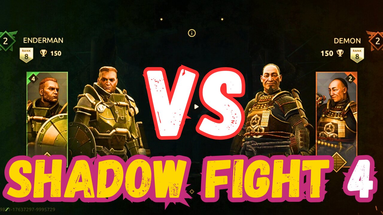 Enderman Vs Demon Stealthy Shadows Shadow Fight 4 Epic Boss Battles |Shadow Fight 4 quiet gameplay