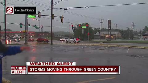 Storms bring heavy wind in Sand Springs