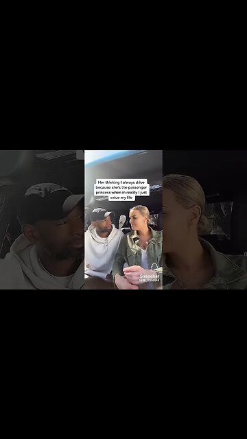 Men drive because they value they're lives lol. 🤣