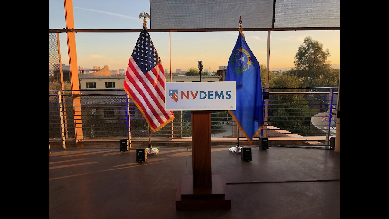 Coverage of NV Dems Election Night event in Las Vegas