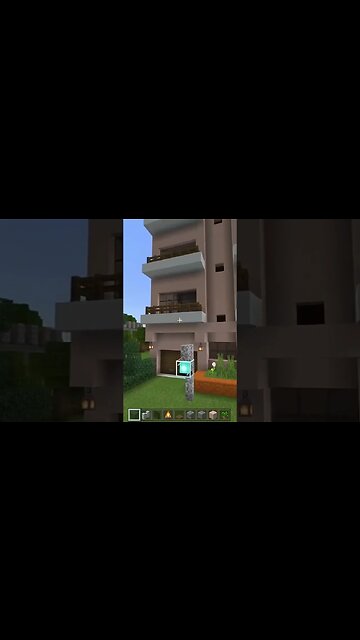 MINECRAFT: APARTAMENTO DE CLASSE MÉDIA #shorts
