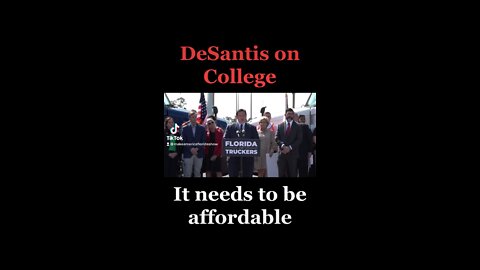 DeSantis: I am a big believer in college, but not if you have to mortgage your future