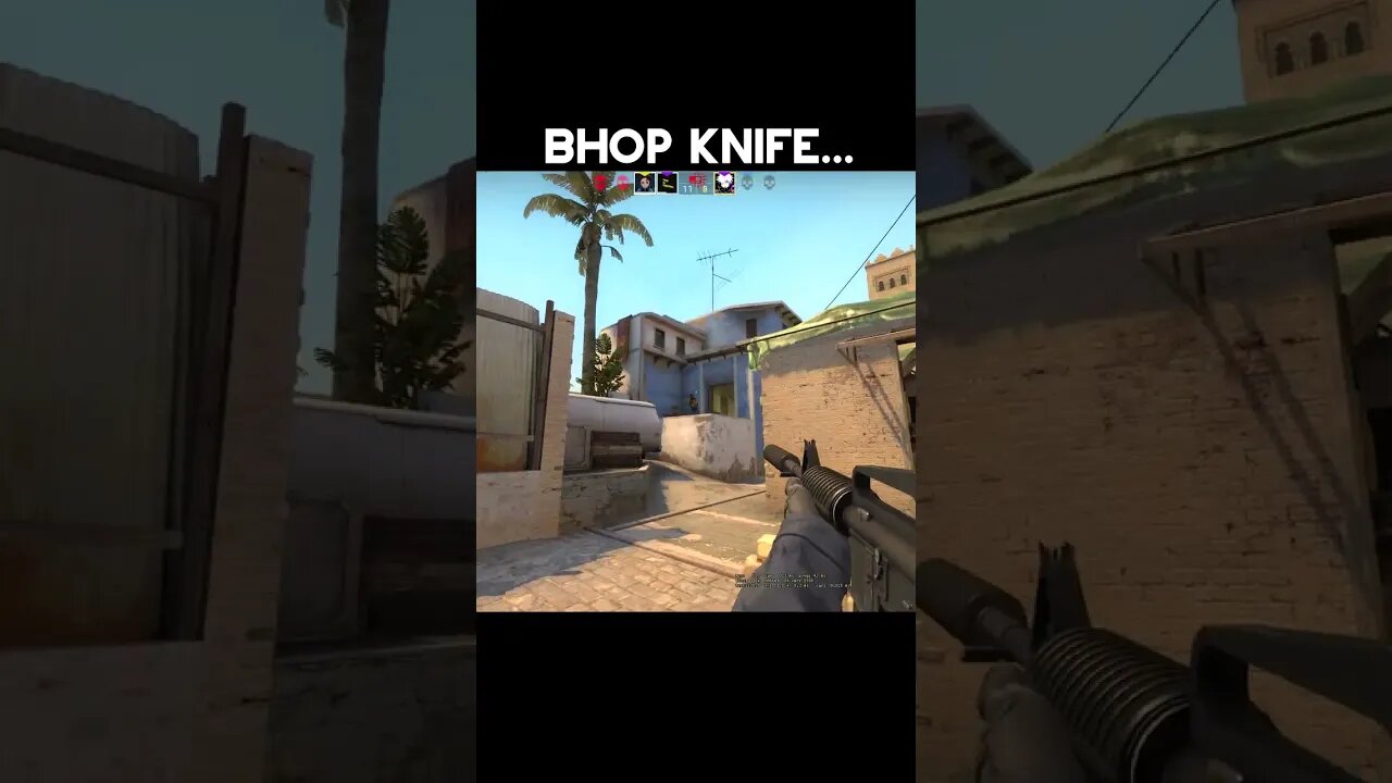 BHOP KNIFE🥇 #csgo #csgomoments #csgofunny #csgobhop #csgobhoppro