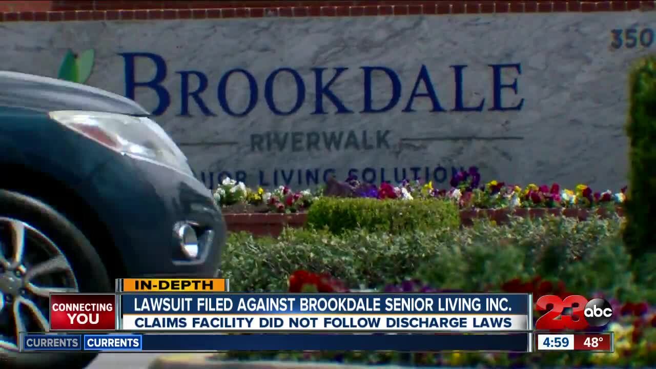 Lawsuit filed against Brookdale Senior Living, Inc., claims facility did not follow discharge laws