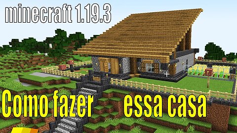 Como fazer uma casa no inicio do game minecraft 1.19.3 #ep 2