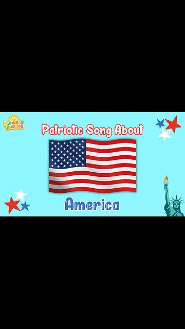 Patriotic Song for Kids 🇺🇸 Learn About the American Flag