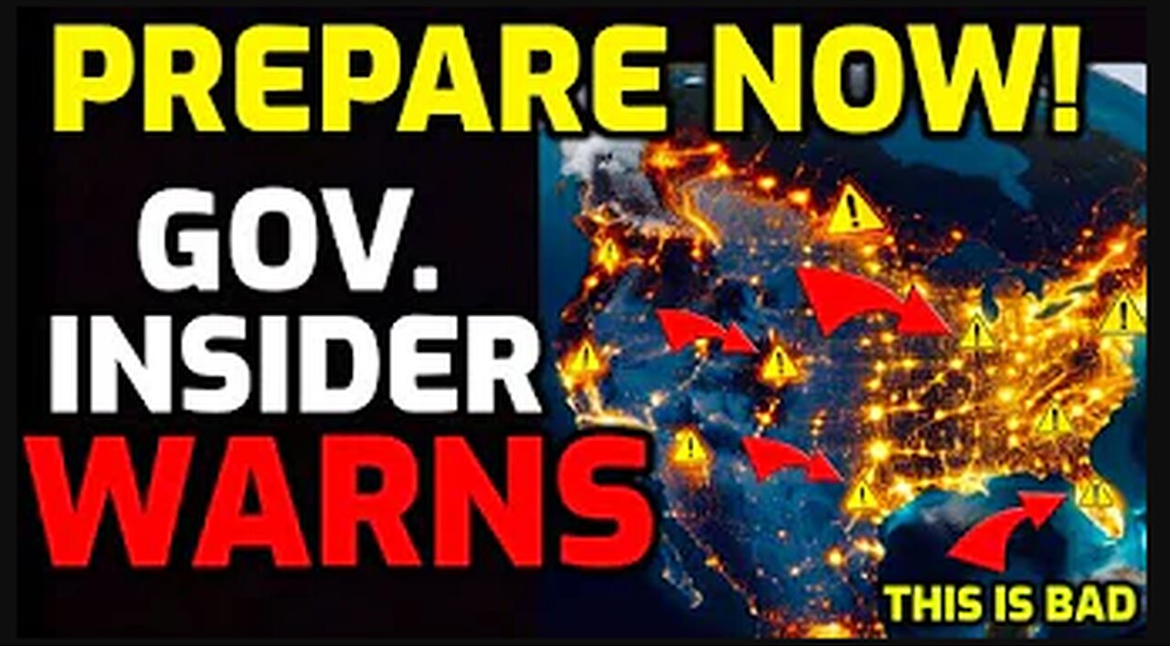 🚨 EMERGENCY ALERT!! 🚨 GOV. INSIDER sends US URGENT EMERGENCY WARNING - PREPARE NOW!!