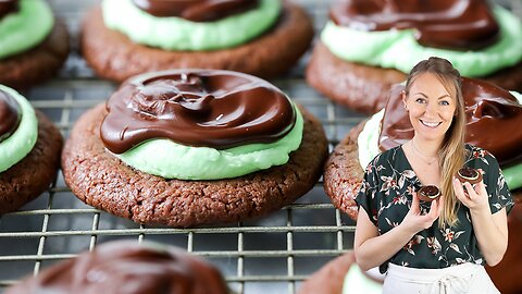 Mint Chocolate Cookies