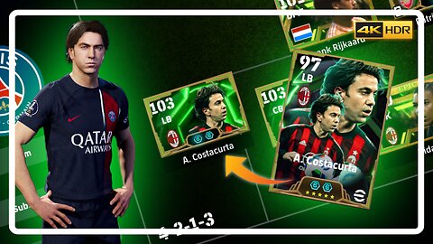 Best Build For The New Costacurta Card Stats & Skills | eFootball | Update