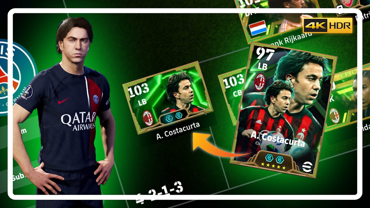 Best Build For The New Costacurta Card Stats & Skills | eFootball | Update