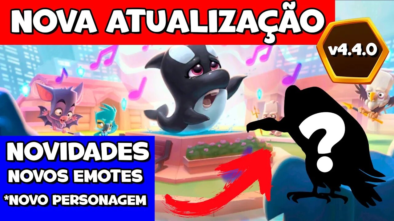 Nova Atualização 4.4.0 | VAZOU NOVO PERSONAGEM? NOVOS EMOTES ZOOBA