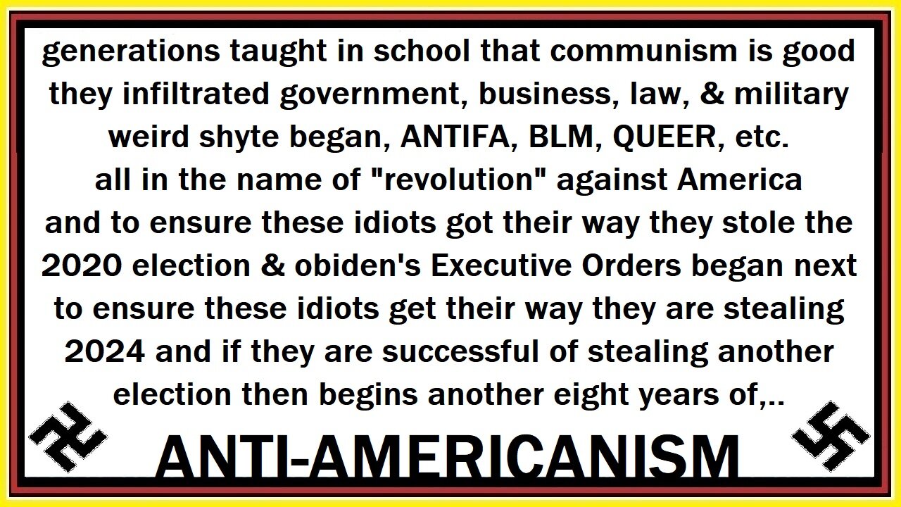 all in the name of "revolution"