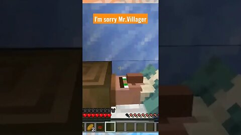 I'm sorry Mr.Villager #minecraft