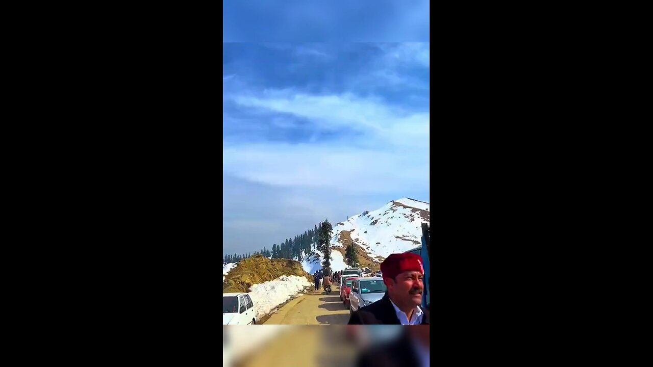 Snowfall on Kashmir Mountain Top