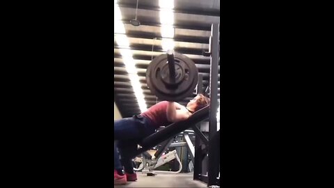 Never bench press without a spotter