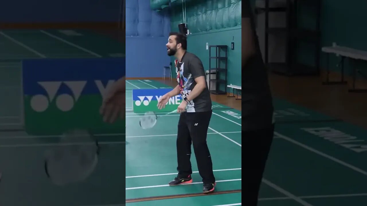 The shuffle footwork for badminton - Abhishek Ahlawat #shorts