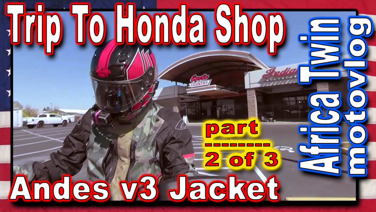 Trip To The Honda Shop - pt 2 of 3 - Andes v3 Jacket - Africa Twin motovlog - Oregon