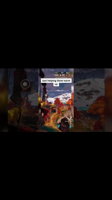 Helping the enemy warm up