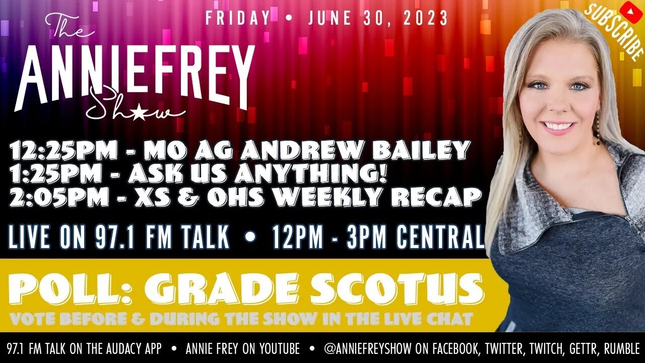 📻 Student Loan Debt Forgiveness CANCELLED, SCOTUS, Friday! • Annie Frey Show 6/30/23