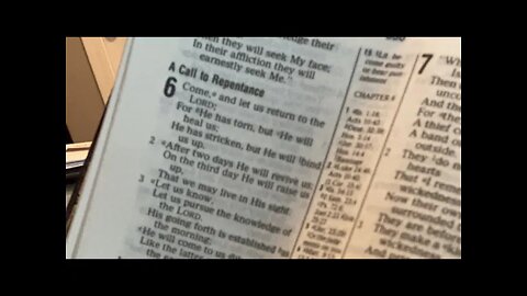 Hosea 6:4-6