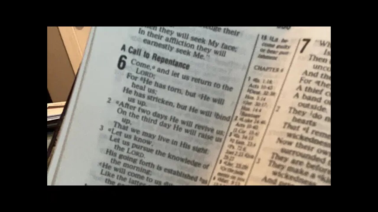 Hosea 6:4-6
