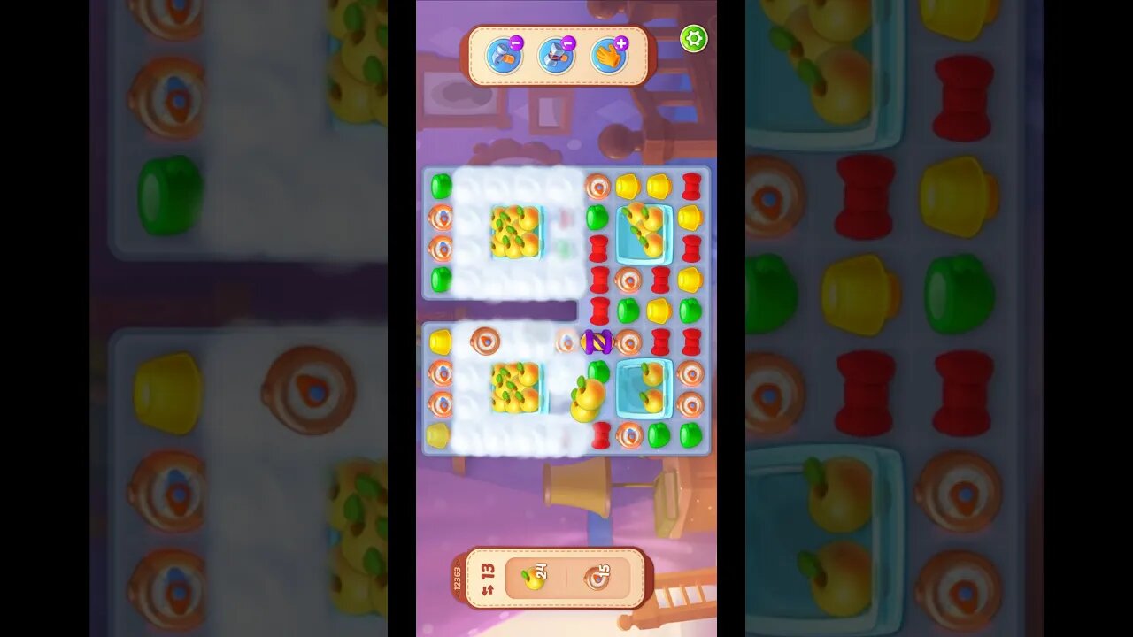 Shorts Playrix Homescapes Gameplay Walkthrough Level 12363-010