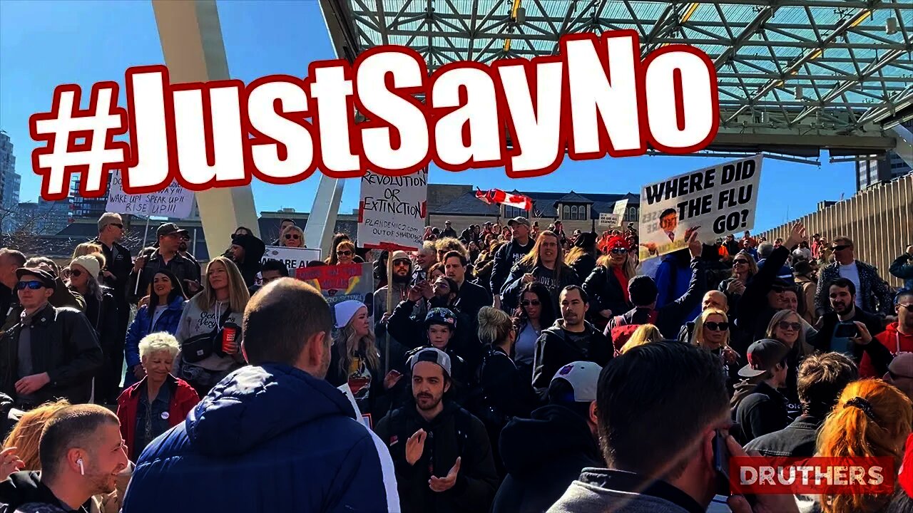 "Ahhh, it's a great day for a revolution." #JustSayNo (Toronto, Canada)