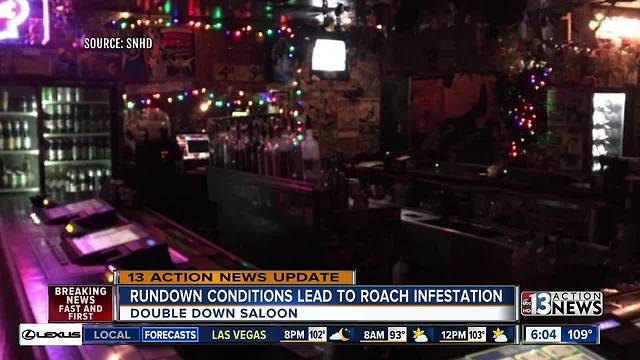 Double Down Saloon closed because of conditions