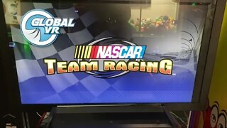 EVERYONE WRECKED?!?!?! NASCAR Team Racing Arcade at Atlanta Motor Speedway