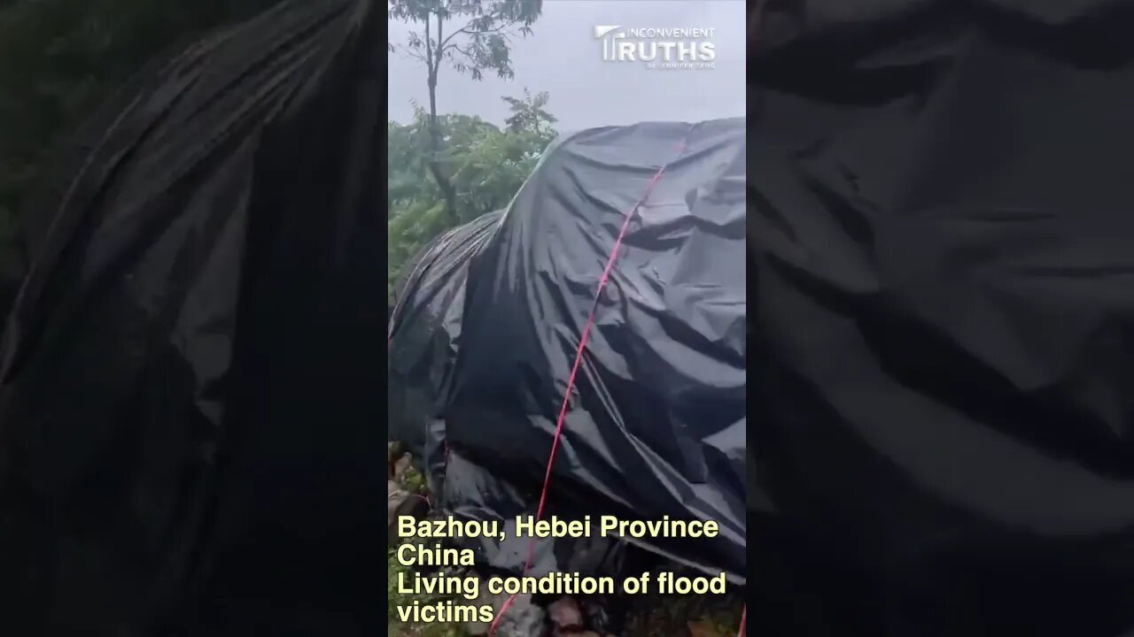 Living Conditions of Victims of Hebei Floods. Their Homes Were Submerged To "Safeguard" Xiong'an.