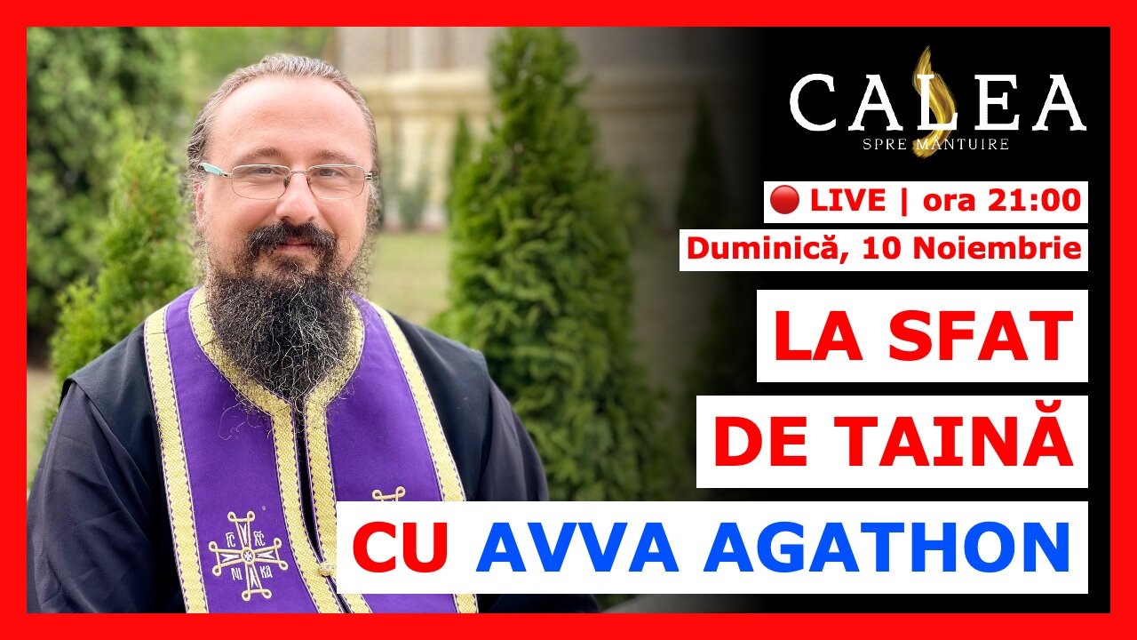 🔴 LIVE #915 - LA SFAT DE TAINĂ CU AVVA AGATHON || Pr. IACHINT