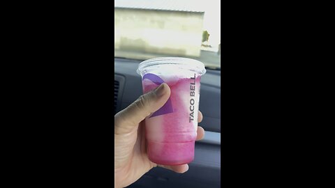 Taco Bell dragon fruit icee Drink