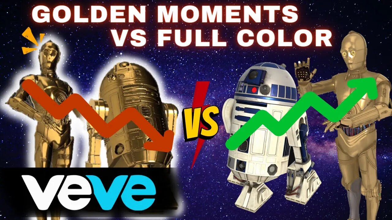 Golden Moments Droids vs Full Color Droids! Epic Showdown!