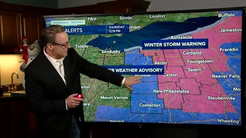 Mark provides a winter weather update Thursday at noon