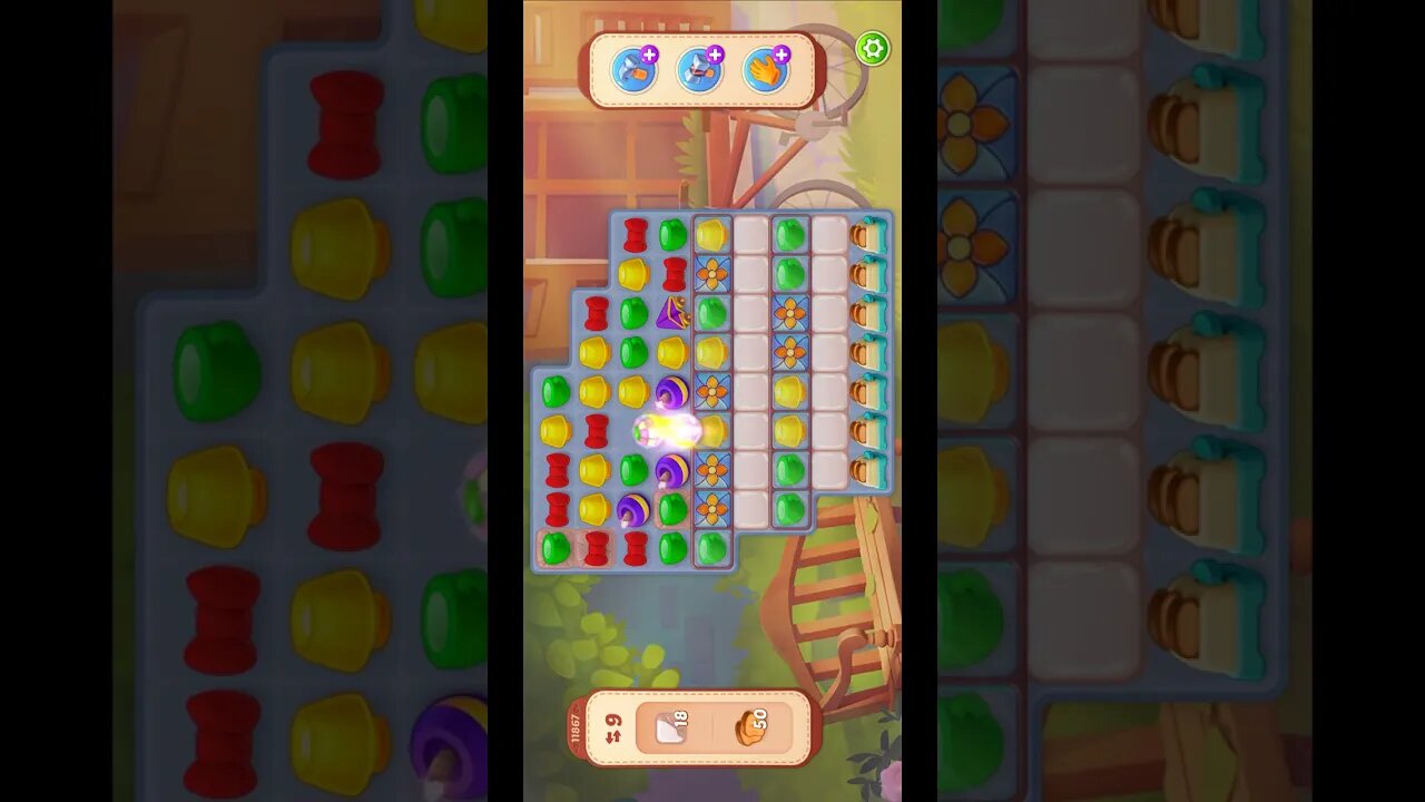 Shorts Playrix Homescapes Gameplay Walkthrough Level 11867