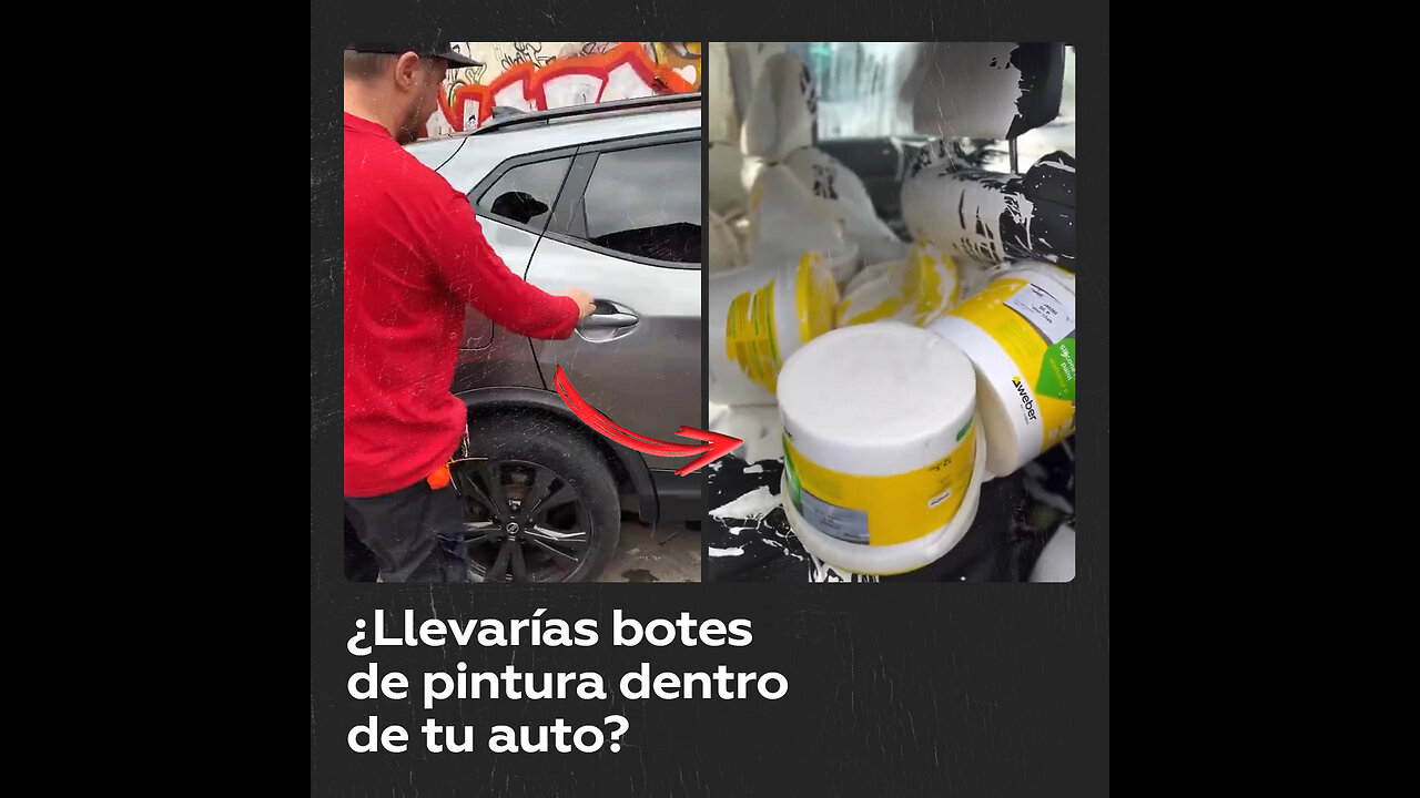 Por esta razón deberías tener cuidado al transportar pintura