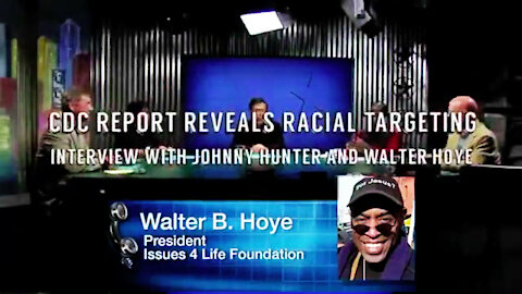 2010 CDC Report Reveals Racial Targeting | Walter B. Hoye II