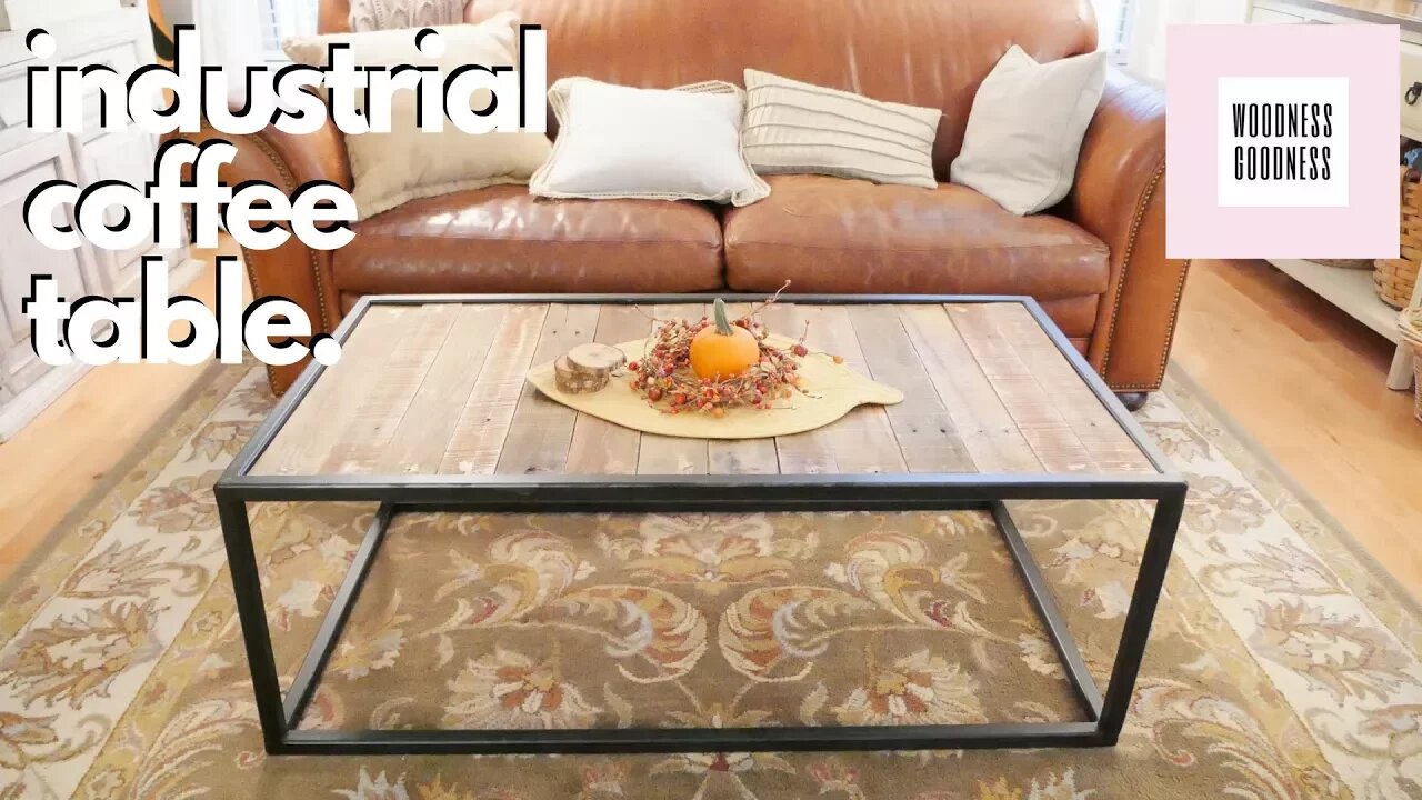 DIY Steel & Pallet Coffee Table