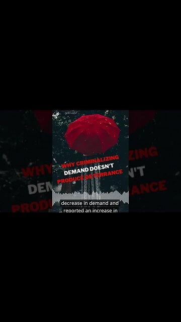 Why the Nordic Model of Prostitution Fails #shorts