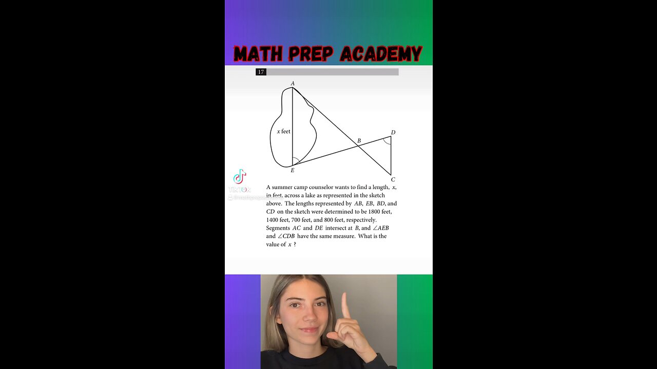 Can you solve this TRIANGLES?! #sat #satreview #math