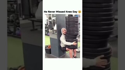 he never missed knee day