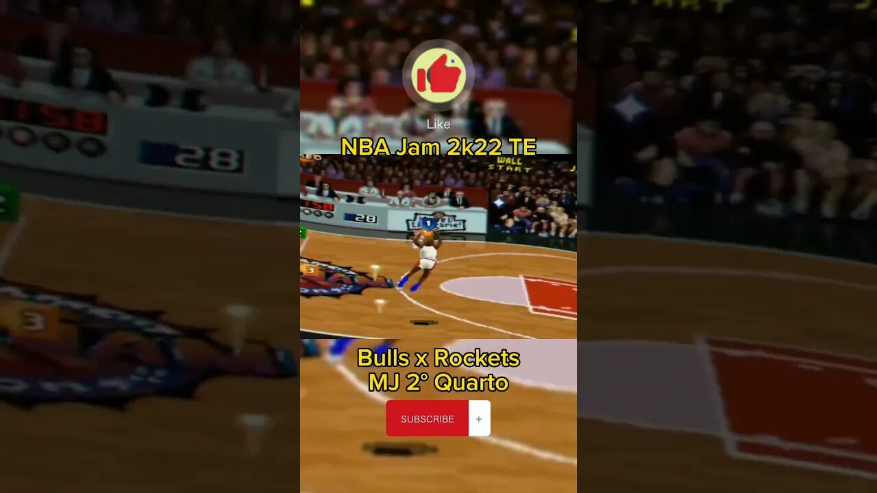 #2 NBA JAM TE 2K22 CHICAGO BULLS COM MJ X HOUSTON ROCKETS #semedissaum #games #nba